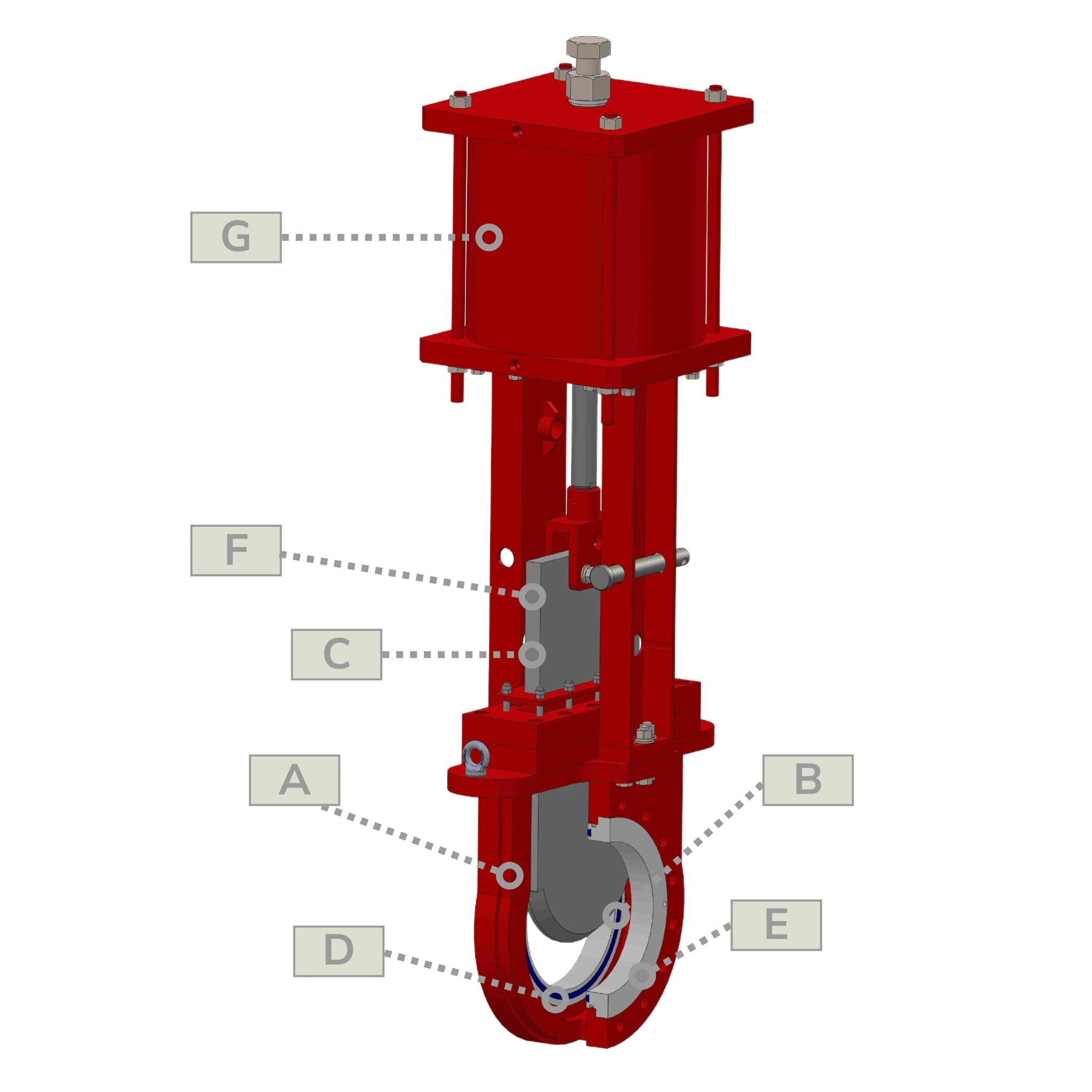 KH Series Valve Internal View